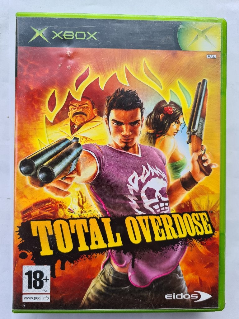 TOTAL OVERDOSE, Spelcomputers en Games, Games | Xbox Original, Gebruikt, 1 speler, Racen en Vliegen, Ophalen of Verzenden