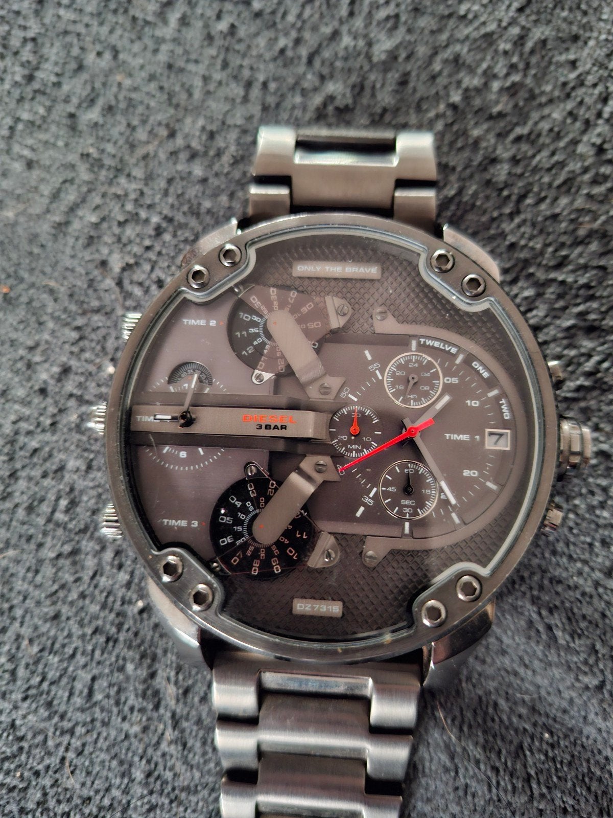 diesel horloge, Ophalen of Verzenden, Gebruikt, Leer, Overige merken