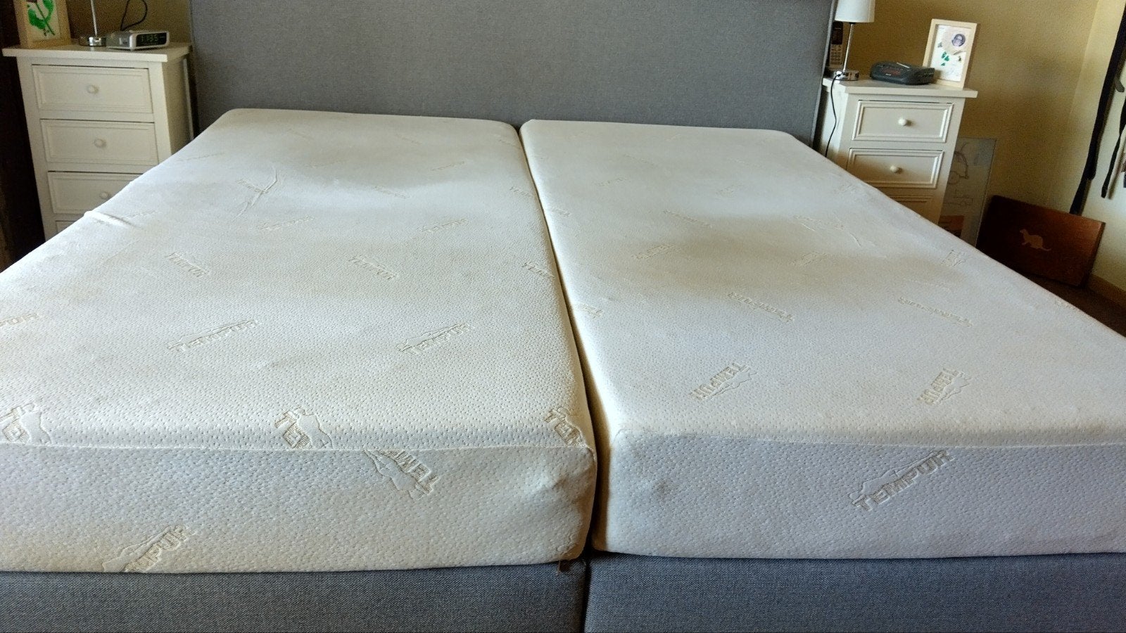 tempur matrassen 200cm x 90cm, Ophalen, Tweepersoons, 200 cm, 90 cm