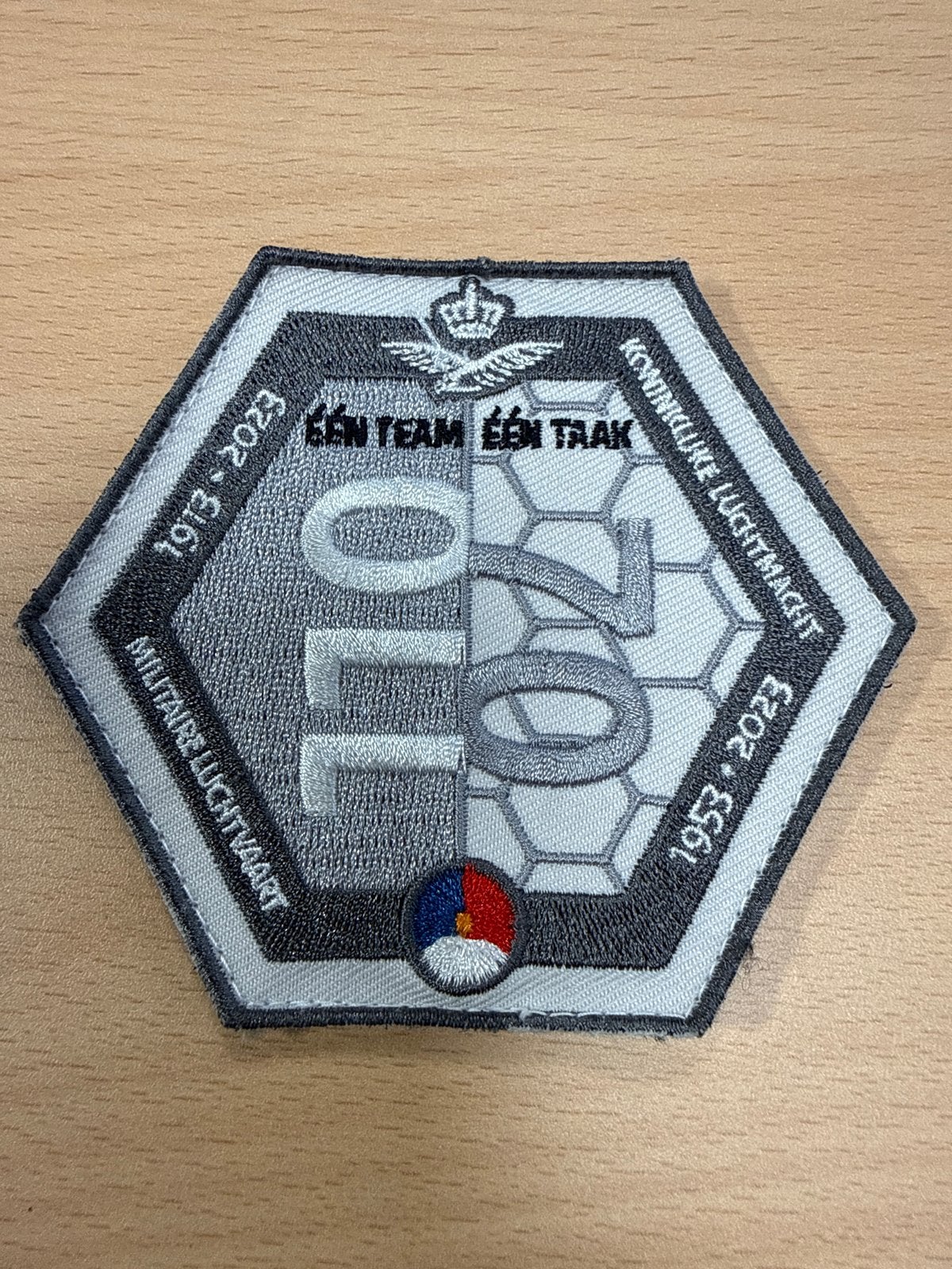Unieke KLu 110 jaar Militair Luchtvaart patch, Ophalen of Verzenden, Zo goed als nieuw, Overige typen