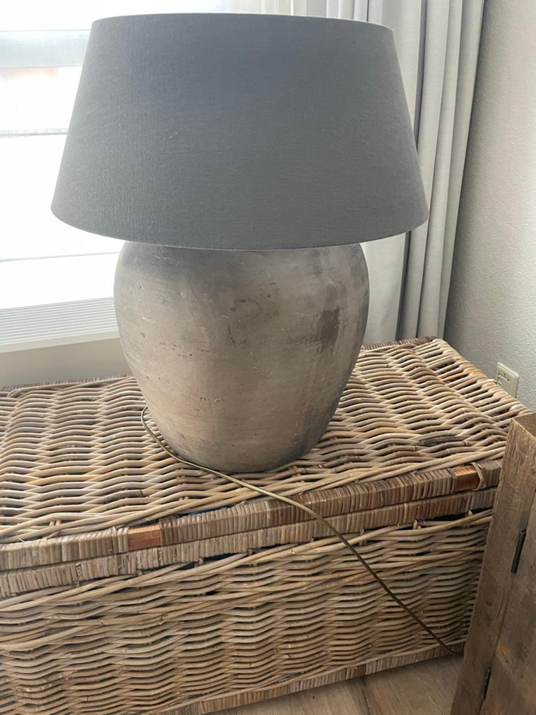 Kruik lamp, Huis en Inrichting, Lampen | Tafellampen, Ophalen, Overige materialen, Gebruikt, 50 tot 75 cm