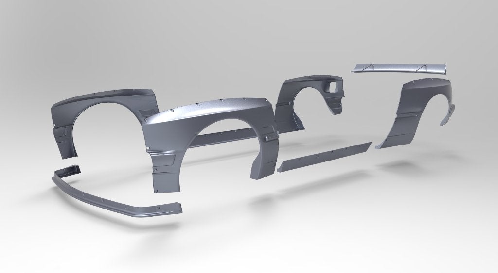PowerParts Pandem Style bodykit - BMW 3-serie E30 coupe, Ophalen of Verzenden