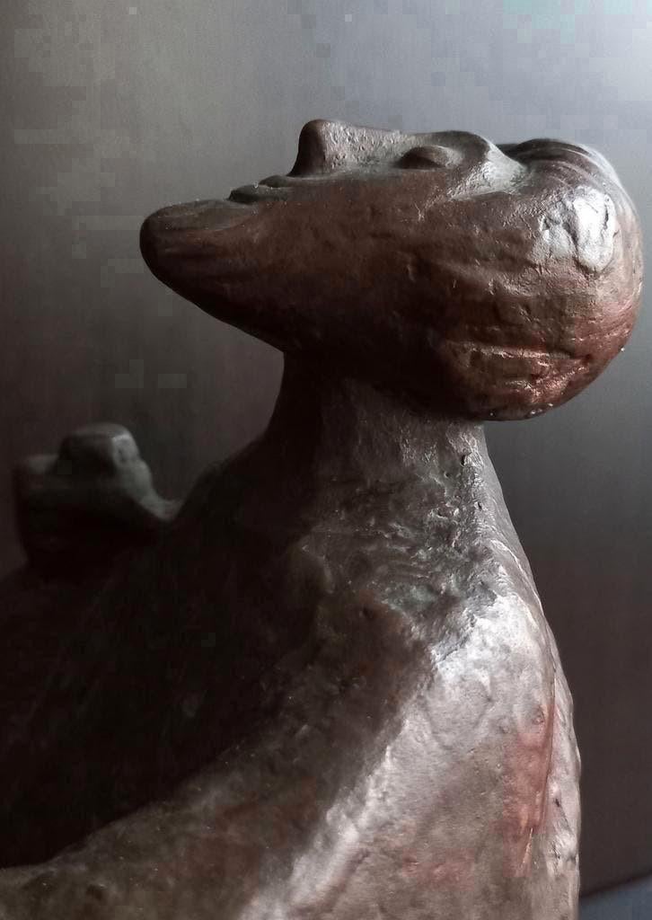 Abstract brons sculpture in deep dream, Bronzen art, Antiek en Kunst, Ophalen of Verzenden, Brons