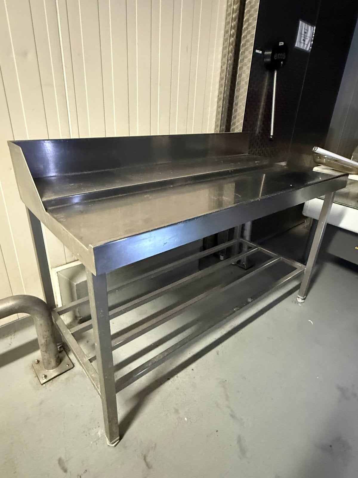 Rvs Tafel, Ophalen, Gebruikt, Rechthoekig, Metaal