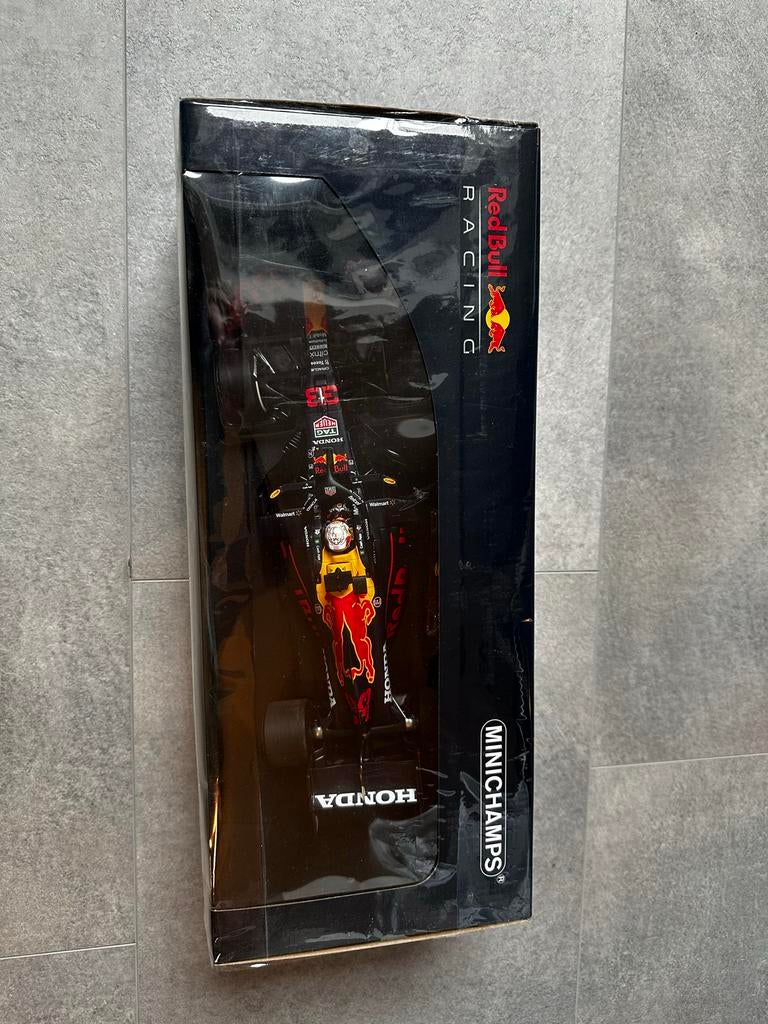 Minichamps Red Bull Racing RB16B Max Verstappen Abu Dhabi, Ophalen of Verzenden, Nieuw, Auto, MiniChamps