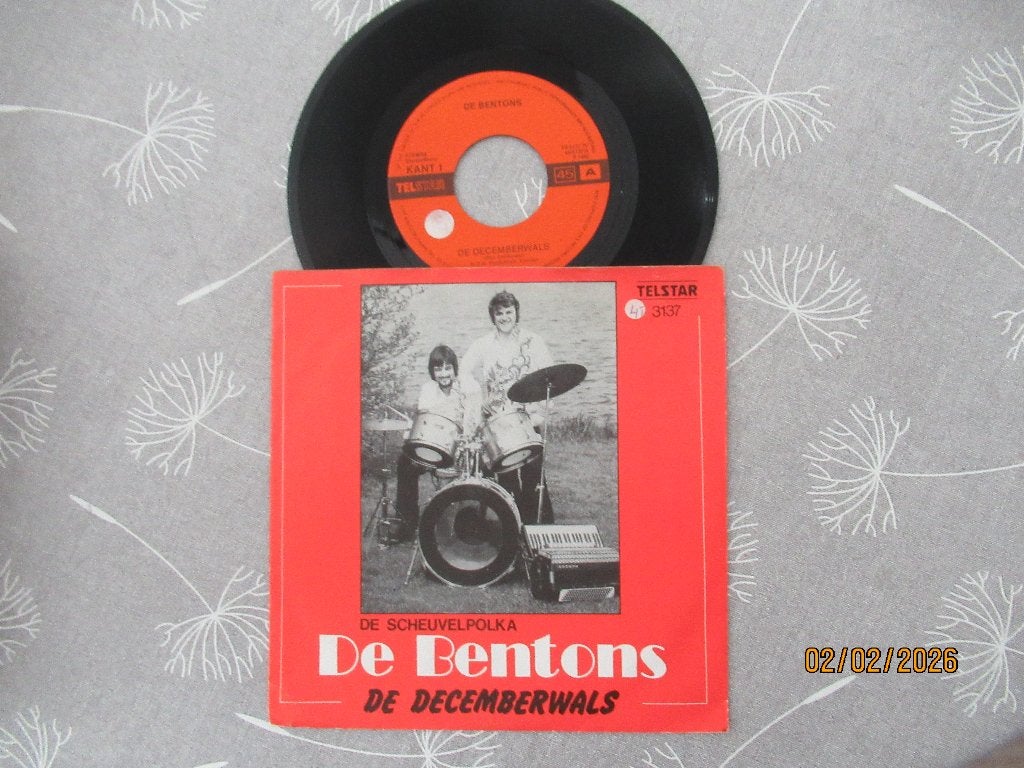 De Bentons   De Scheuvelpolka, Originele persing, 7 inch, Ophalen of Verzenden, Zo goed als nieuw