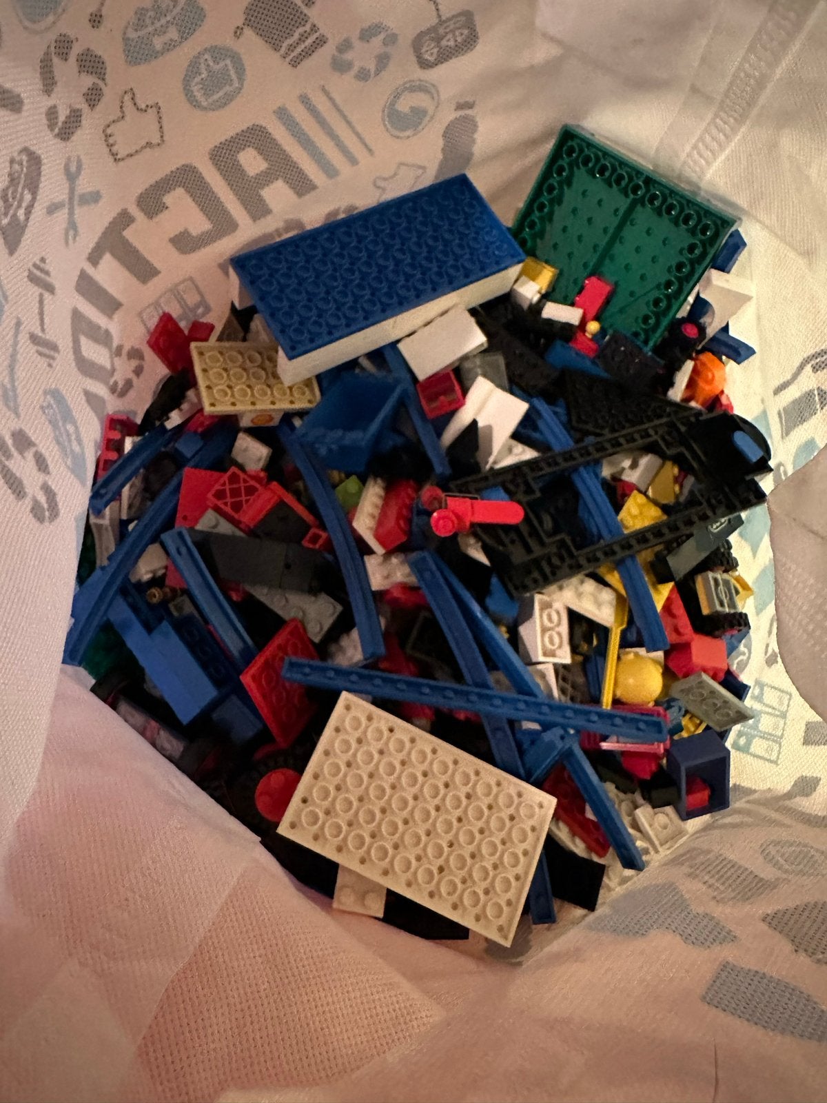 Grote zak met diverse Lego stenen en onderdelen, Ophalen, Gebruikt, Inclusief extra onderdelen, Lego
