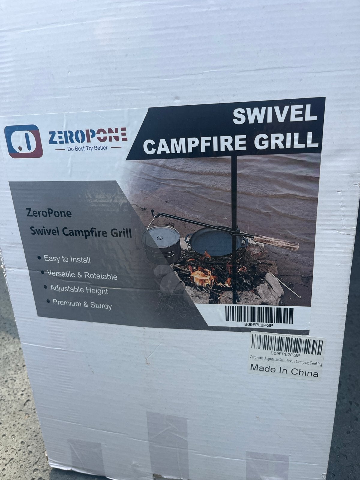 ZeroPone Verstelbare Zwenkbare grill nw in doos, Ophalen of Verzenden, Nieuw