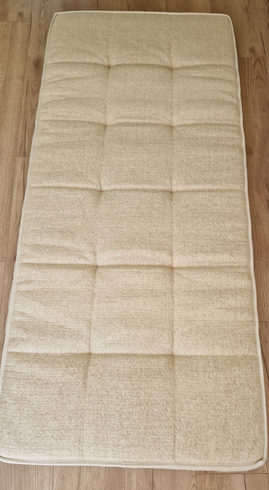 Nieuwe Swiss Sense talalay natuurlatex topmatras 90x210 wol, Huis en Inrichting, Slaapkamer | Matrassen en Bedbodems, Nieuw, 90 cm