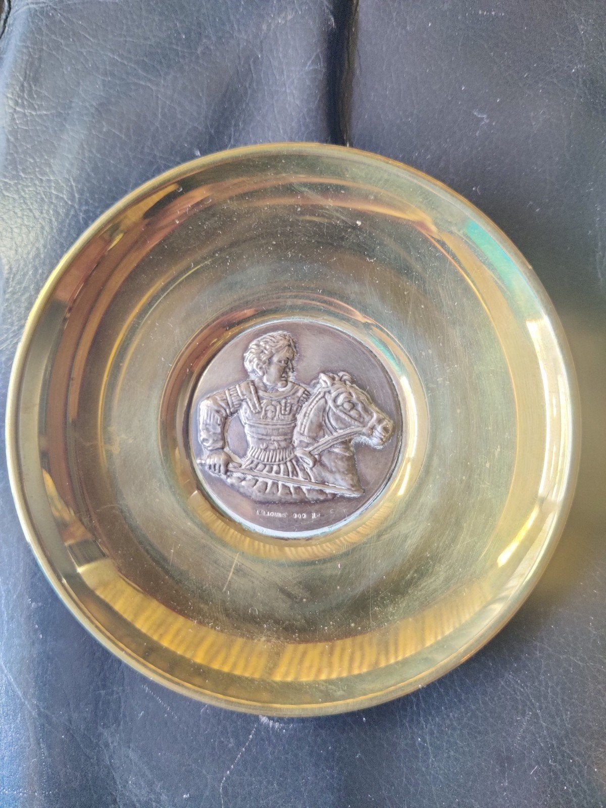 Ilias Lalaounis Bronzen Asbak Alexander de Grote, Antiek en Kunst, Ophalen of Verzenden