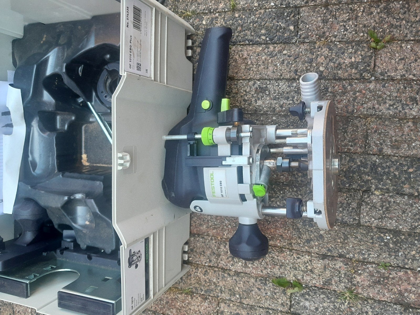 Festool OF 1010 EBQ-Plus Bovenfrees - Zo goed als nieuw, Doe-het-zelf en Verbouw, Gereedschap | Freesmachines, Ophalen, Zo goed als nieuw