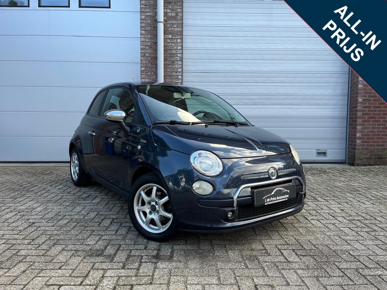 Fiat 500 1.4-16V Pop Half leder/Garantie (bj 2009), Auto's, Voorwielaandrijving, 101 pk, 4 cilinders, Met garantie (alle)