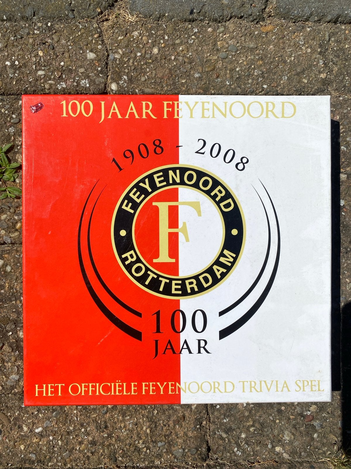 Feyenoord Trivia Spel - 100 Jaar Feyenoord (1908-2008), Drie of vier spelers, Ophalen of Verzenden, Gebruikt