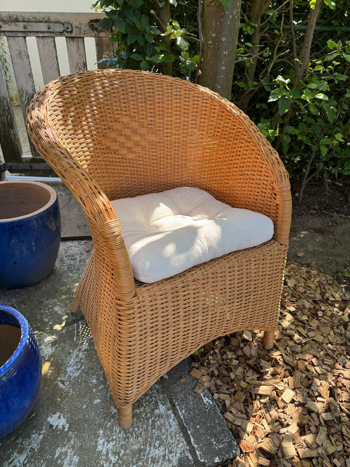 rotan stoel, Ophalen, Gebruikt, Overige kleuren, Riet of Rotan