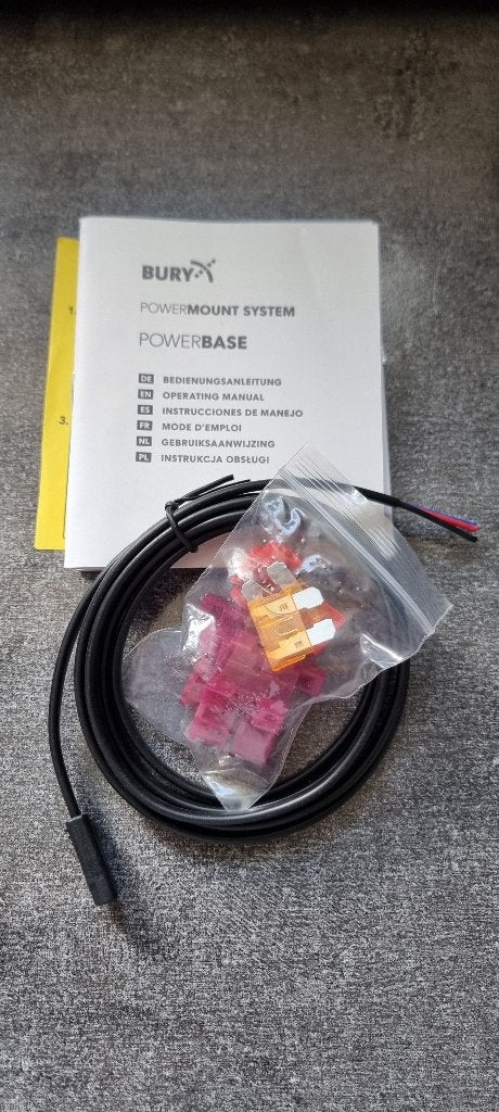BURY PowerMount System PowerBase, Ophalen, Gebruikt