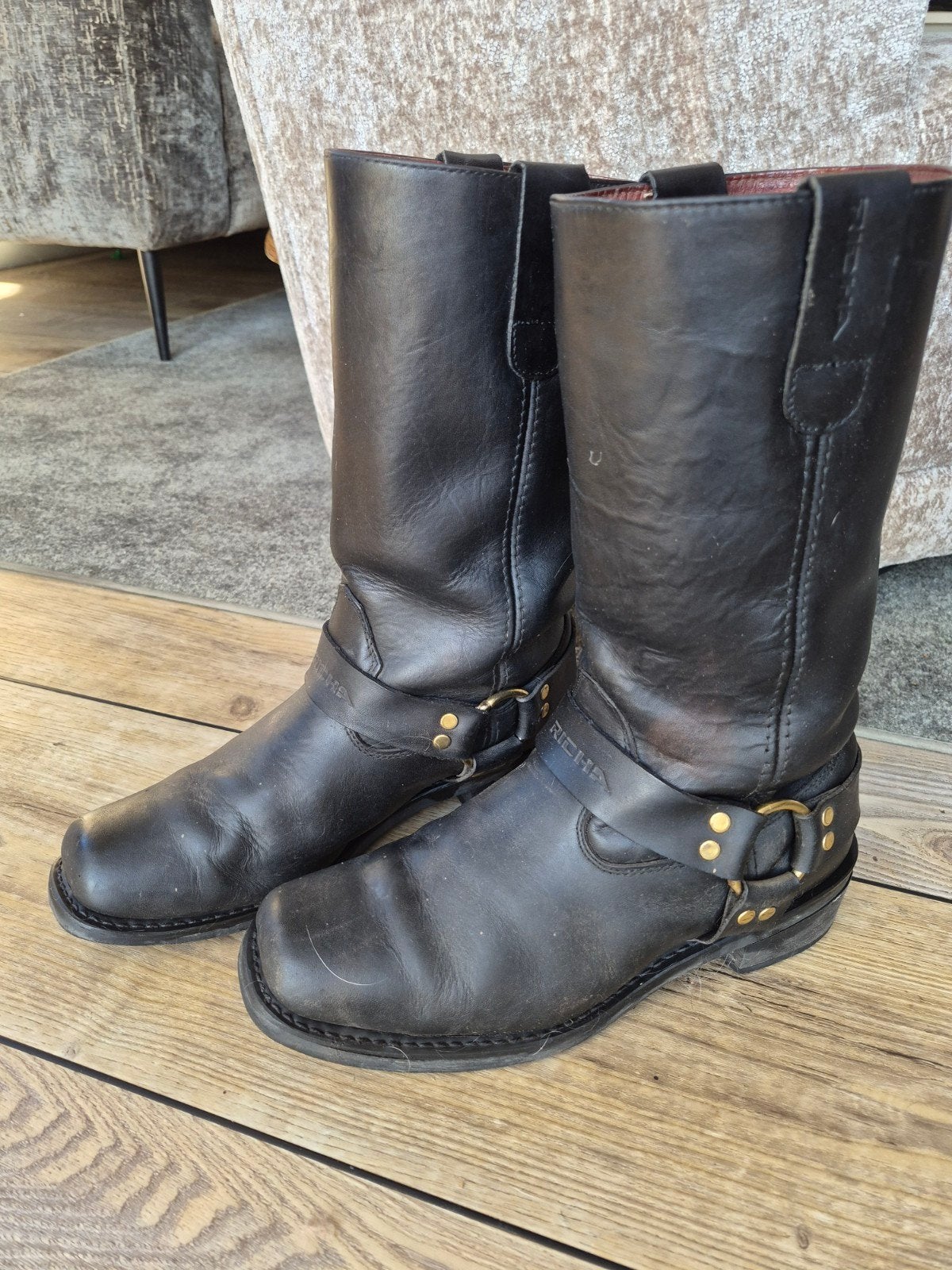 Richa Motorlaarzen Zwart Maat 43, Zwart, Boots, Ophalen of Verzenden, Gedragen