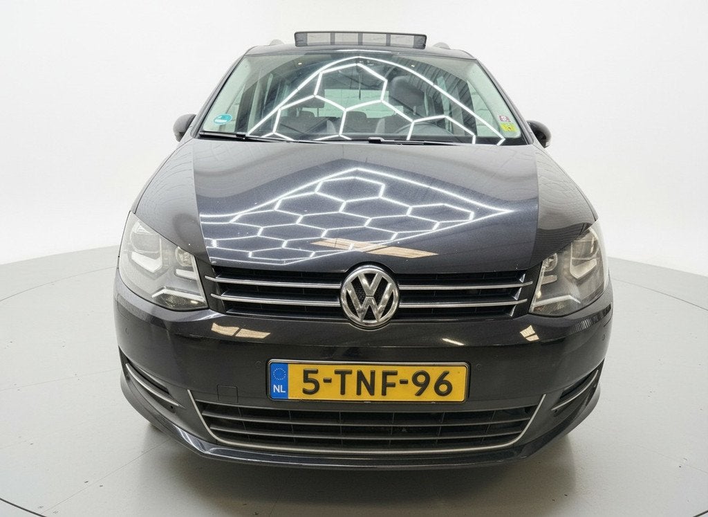 Volkswagen Sharan 1.4 TSI Comfortline Edition 7 PERSOONS, Auto's, Euro 5, Stof, Zwart, 4 cilinders