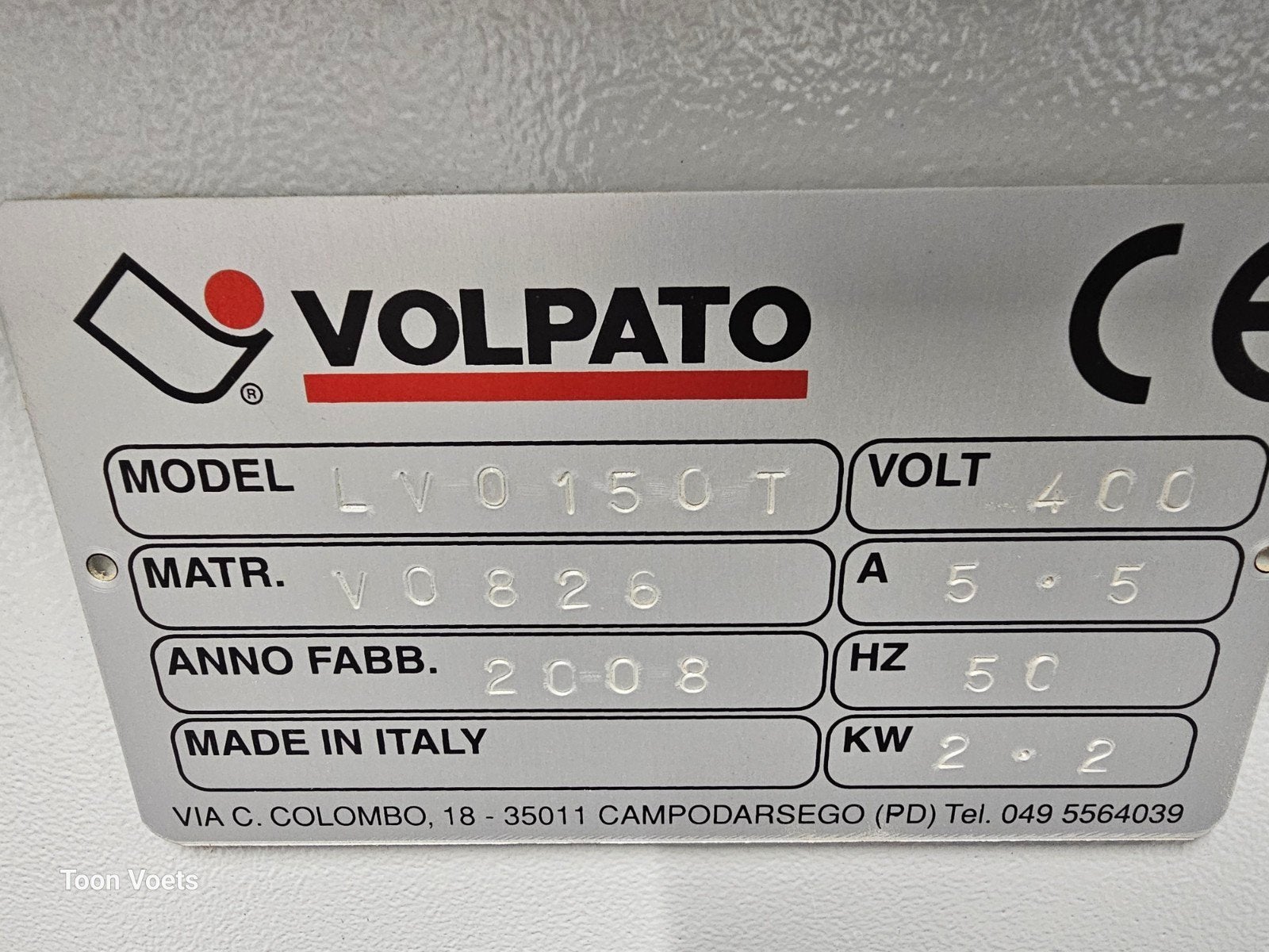 Foto 11 van Kantenschuurmachine Volpato ook voor fineerkanten te schuren