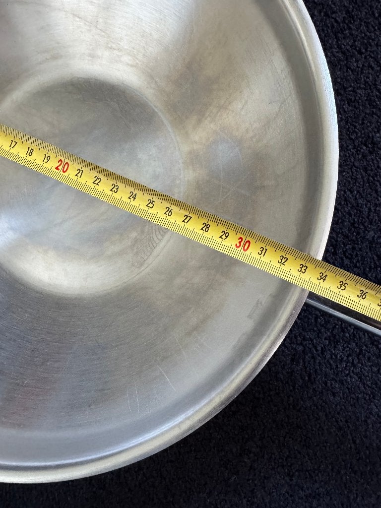 demeyer wok pan rvs, Ophalen, Inductieplaat, Zo goed als nieuw, Rvs
