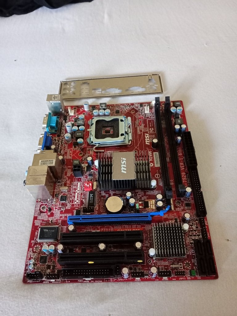 MSI G41M-P26, DDR3, Zo goed als nieuw, Micro-ATX, Intel