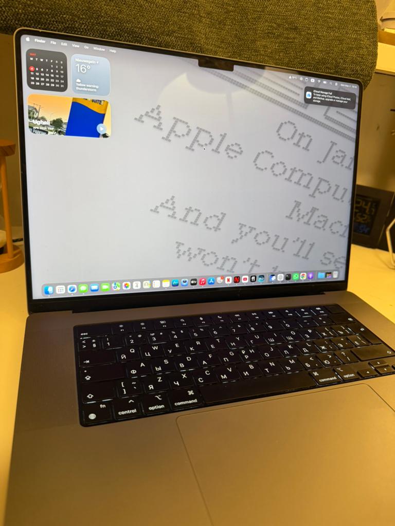 MacBook Pro 16 inch M1 Pro, Computers en Software, Apple Macbooks, MacBook Pro, 1 TB of meer, Qwerty, Ophalen of Verzenden