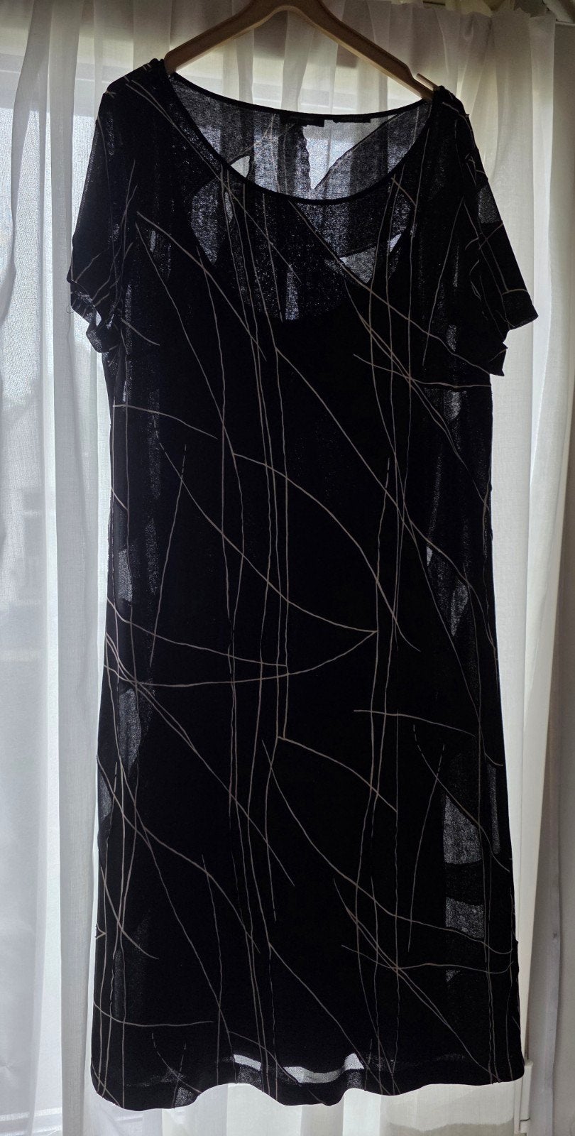2-delige jurk van Claudia Sträter- mt 42, Kleding | Dames, Ophalen of Verzenden, Zo goed als nieuw, Maat 42/44 (L), Zwart