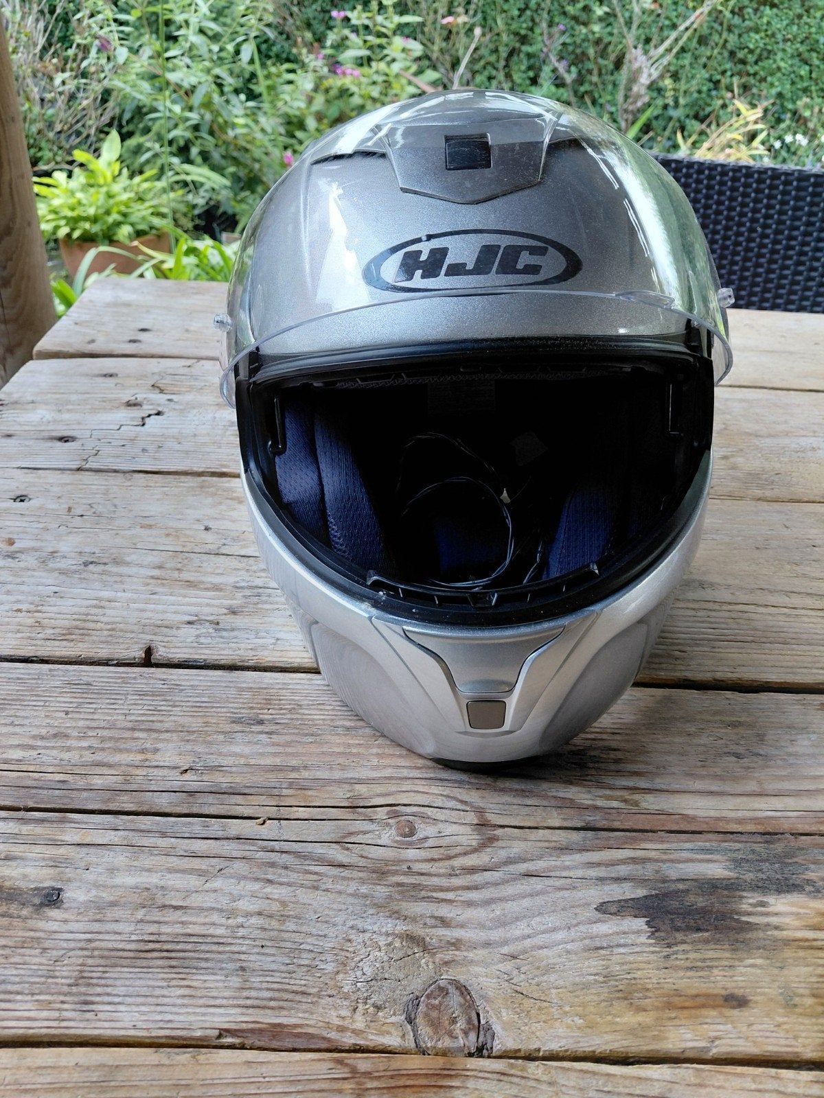 Moter helm HJC SY-max 111 Systeem helm maat L, Motoren, Ophalen, Systeemhelm, HJC, L