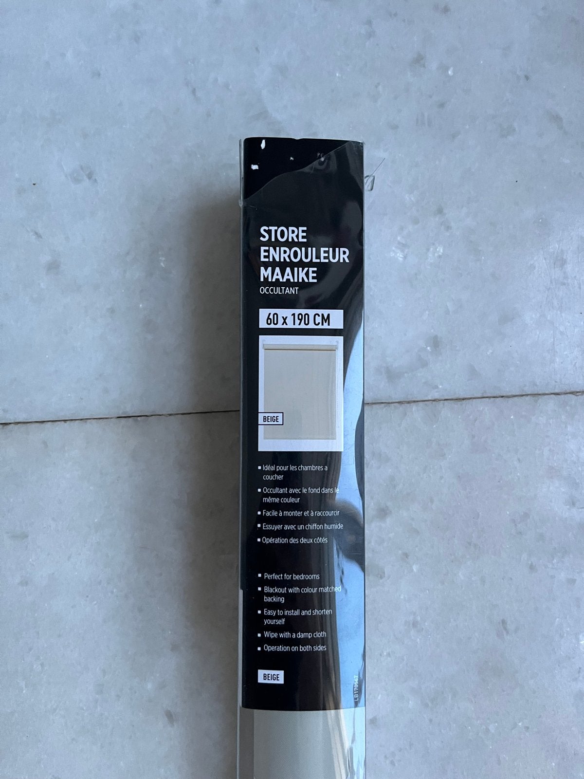 Rolgordijn Maaike 60x190 - Nieuwe verpakking, alleen geopend, Ophalen, Overige merken, Verduisterend, Beige