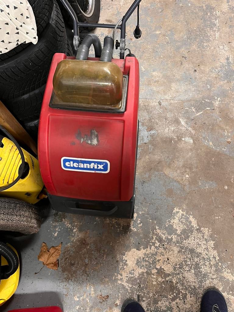 Cleanfix boenmachine gebruikt, Ophalen, Gebruikt