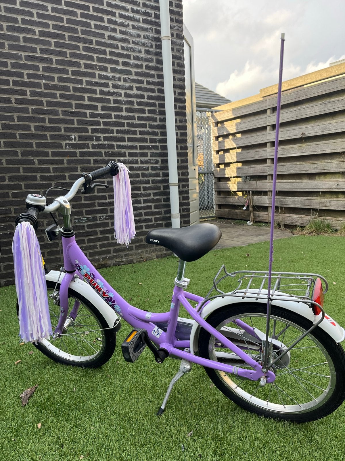 Puky kinderfiets 18 inch, paars, Fietsen en Brommers, Fietsen | Kinderfietsjes, Ophalen, Gebruikt, Terugtraprem, 16 tot 20 inch