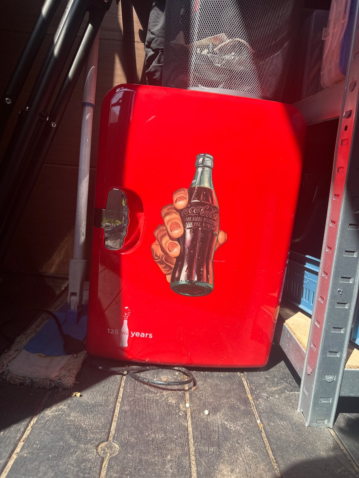 Coca-Cola Mini Koelkast - 125 jaar editie, Ophalen of Verzenden, Minder dan 75 liter, Zonder vriesvak, Gebruikt