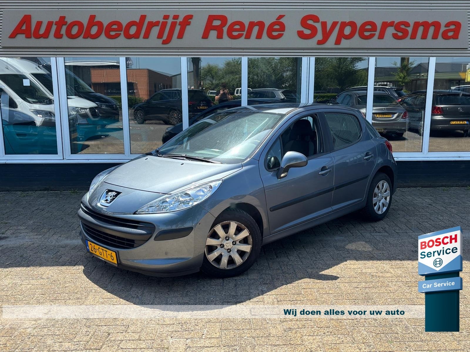 Peugeot 207 1.4 VTi Cool 'n Blue | Trekhaak | Airco | Lees T, Voorwielaandrijving, Stof, Gebruikt, Zwart
