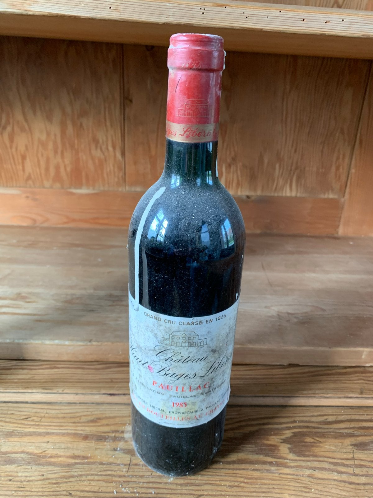 Château Haut-Bages Libéral Pauillac 1985, Verzamelen, Wijnen, Gebruikt, Rode wijn, Frankrijk, Vol, Ophalen of Verzenden