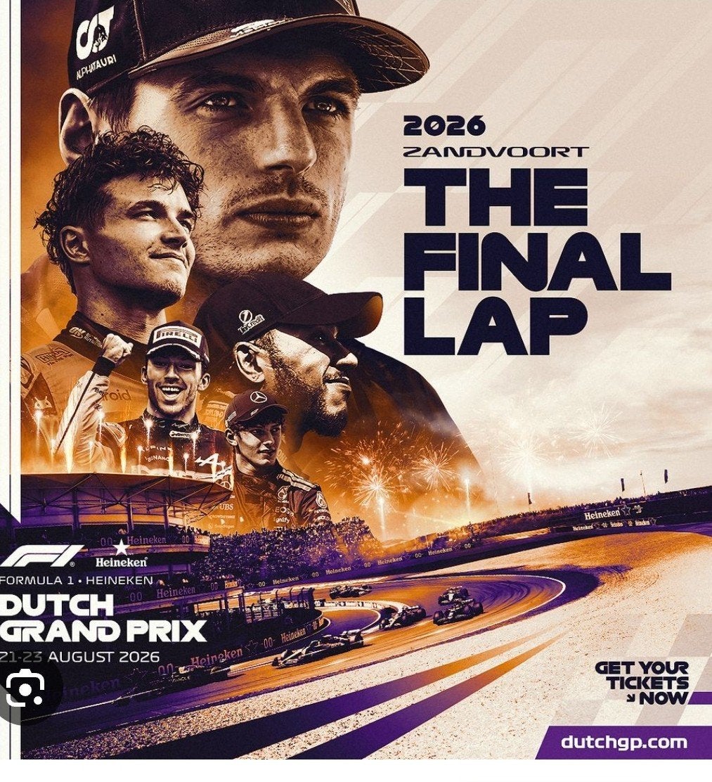 2x F1 tickets zandvoort 2026 (zaterdag en zondag), Twee personen