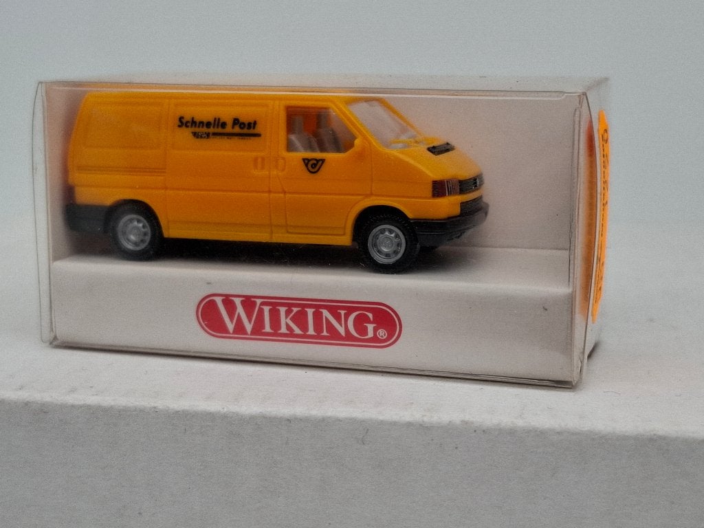 VW T4 "Schnelle Post" - Wiking 1/87, Hobby en Vrije tijd, Verzenden, Zo goed als nieuw, Auto, Wiking
