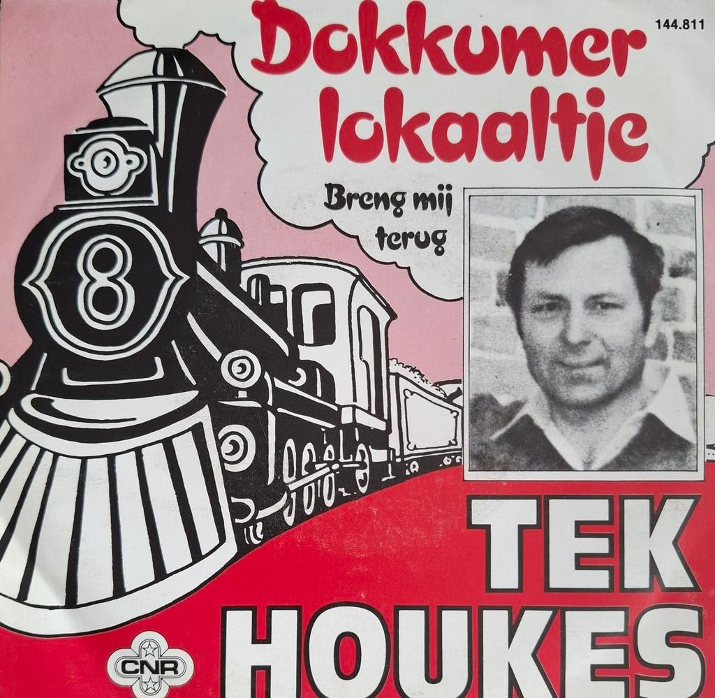 Tek Houkes - Dokkumer lokaaltje, 7 inch, 1980 - 1989, Ophalen of Verzenden, Zo goed als nieuw