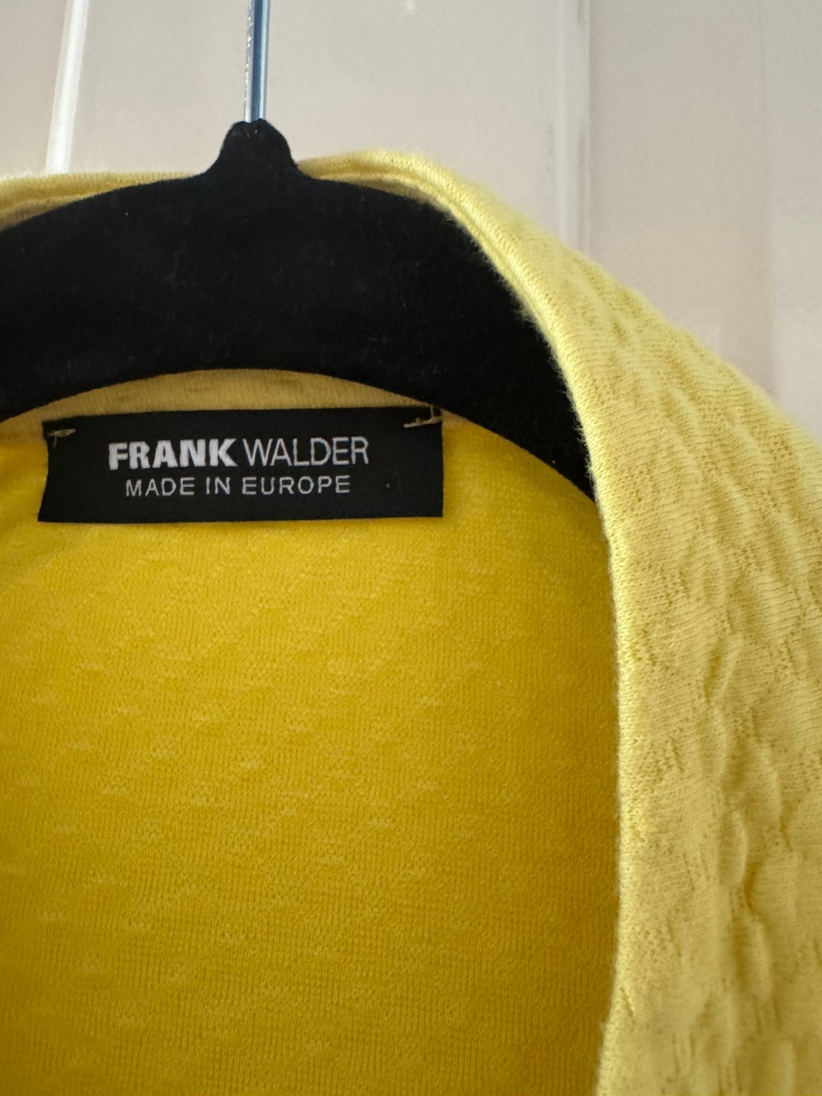 Frank Walder maat 46, Geel, Maat 46/48 (XL) of groter, Ophalen of Verzenden, Jasje