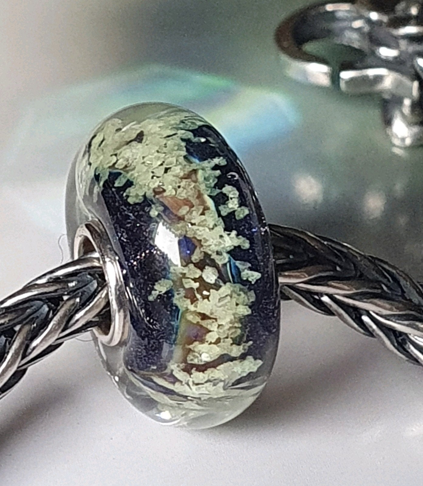 Authentieke ElfBeads  Retired   Trollbeads, 1 bedel, Ophalen of Verzenden, Nieuw, Glas of Kristal
