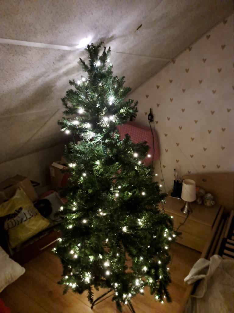 Kerstboom met verlichting, Diversen, Kerst, Ophalen