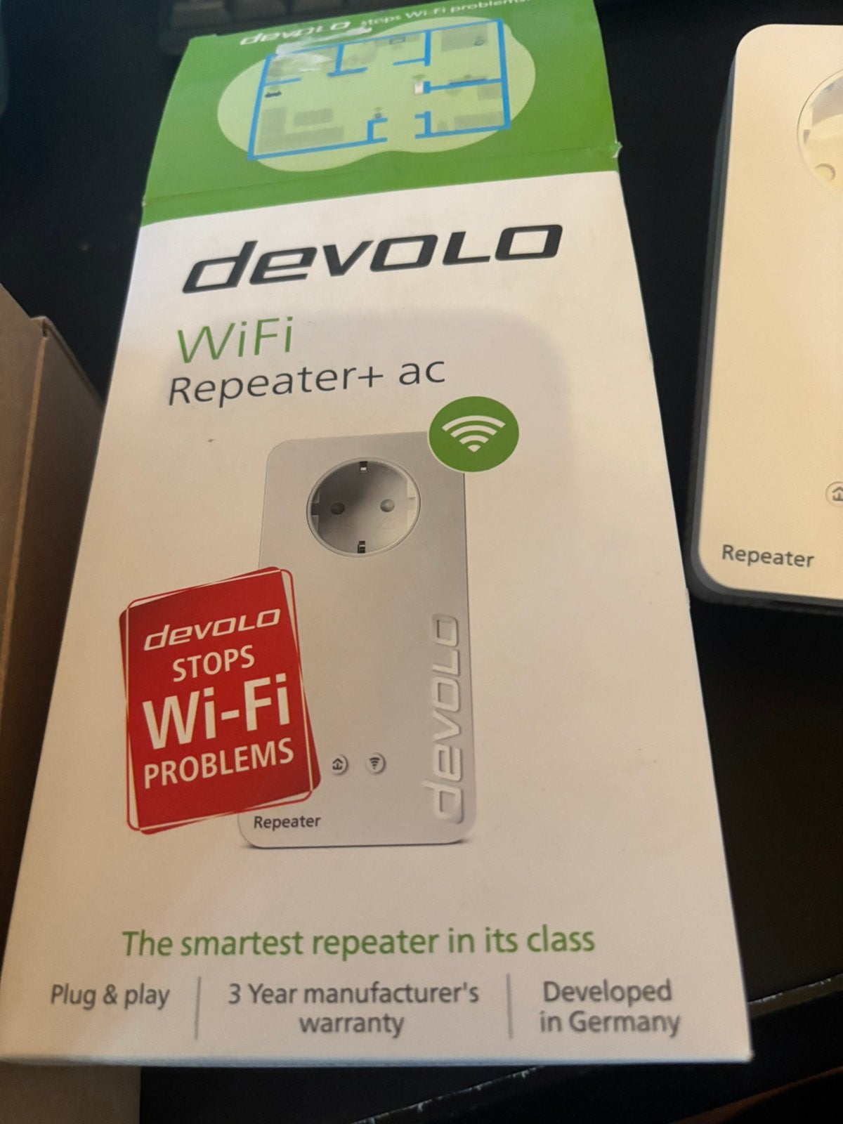 Devolo WiFi repeater+ ac, Computers en Software, WiFi-versterkers, Ophalen, Zo goed als nieuw