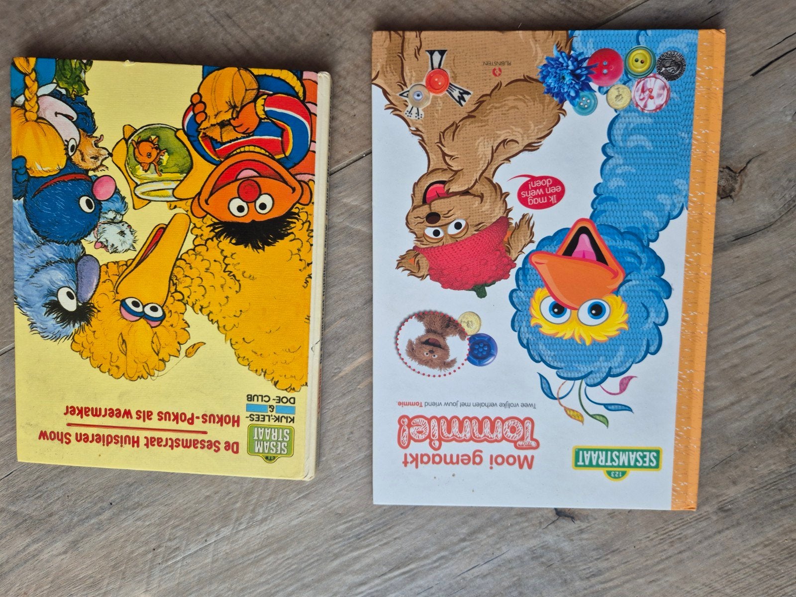 Sesamstraat Boeken: Mooi Gemaakt Tommie! & Hokus-Pokus, Ophalen of Verzenden, Gelezen, Diverse auteurs (Sesamstraat), Fictie algemeen