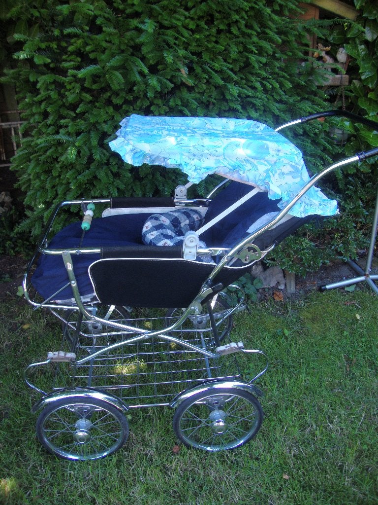 ouderwetse vintage wandelwagen kinderwagen jaren 60, Ophalen, Gebruikt, Overige merken
