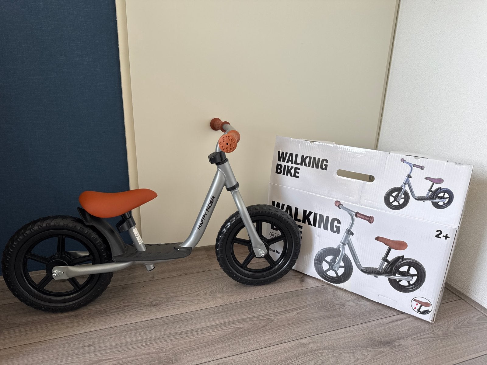 Happy Rider Loopfiets - Zo goed als nieuw, Ophalen, Zo goed als nieuw, Minder dan 16 inch