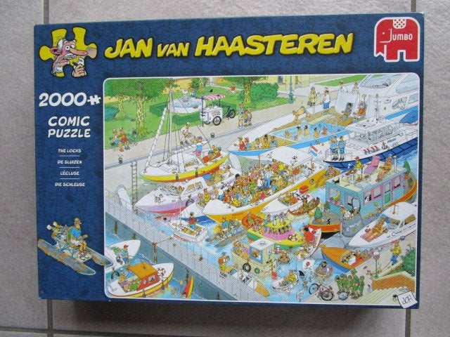 JAN VAN HAASTEREN : DE SLUIZEN 2000 stukjes !!! Nr.19068, Ophalen of Verzenden, Meer dan 1500 stukjes, Zo goed als nieuw, Legpuzzel