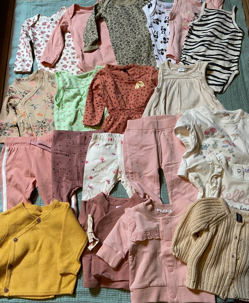 Pakket babykleding, meisje. Maat 50-56. Voorjaar/Zomer.Nieuw, Kinderen en Baby's, Ophalen of Verzenden, Nieuw, Maat 50