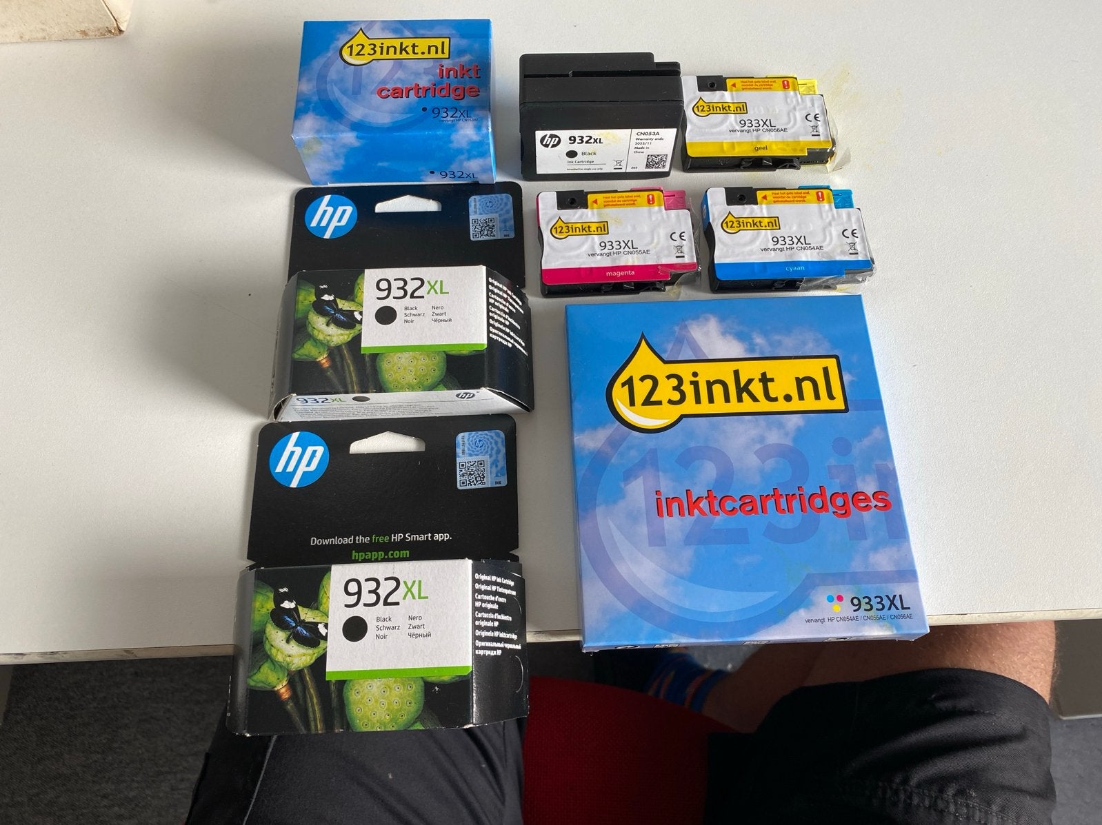 HP 932XL & 933XL Inktcartridges - Origineel & compatibel, Ophalen of Verzenden, Zo goed als nieuw, Cartridge