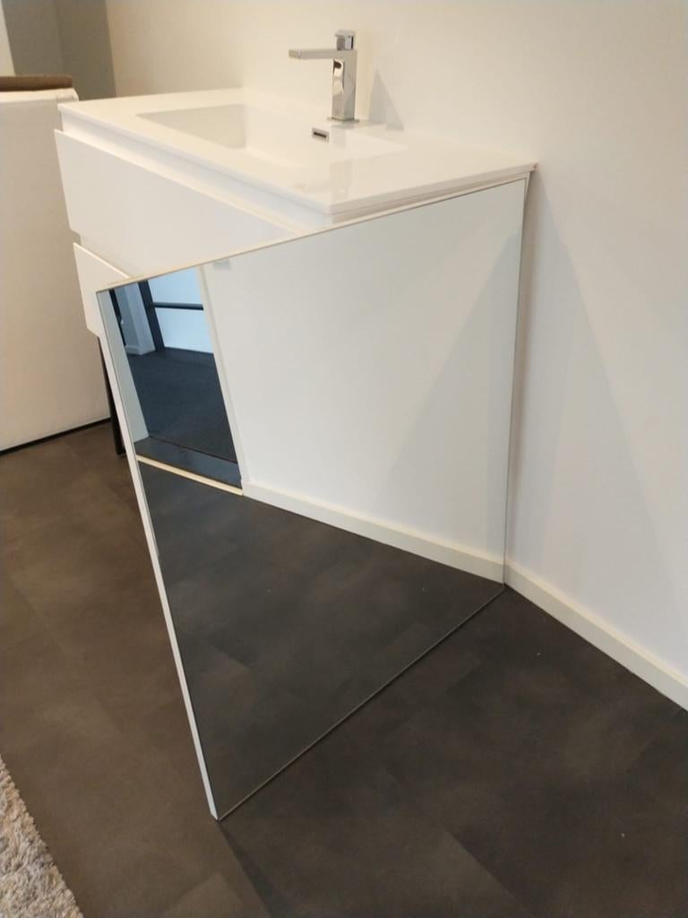 AquaZuro Napoli Spiegel 90cm - Nieuw in doos, Ophalen, Nieuw, 75 tot 100 cm, Minder dan 100 cm