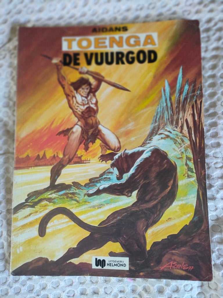 TOENGA nr. 7 De vuurgoed, Boeken, Stripboeken, Gelezen, Edouard Aidans, Eén stripboek, Ophalen of Verzenden