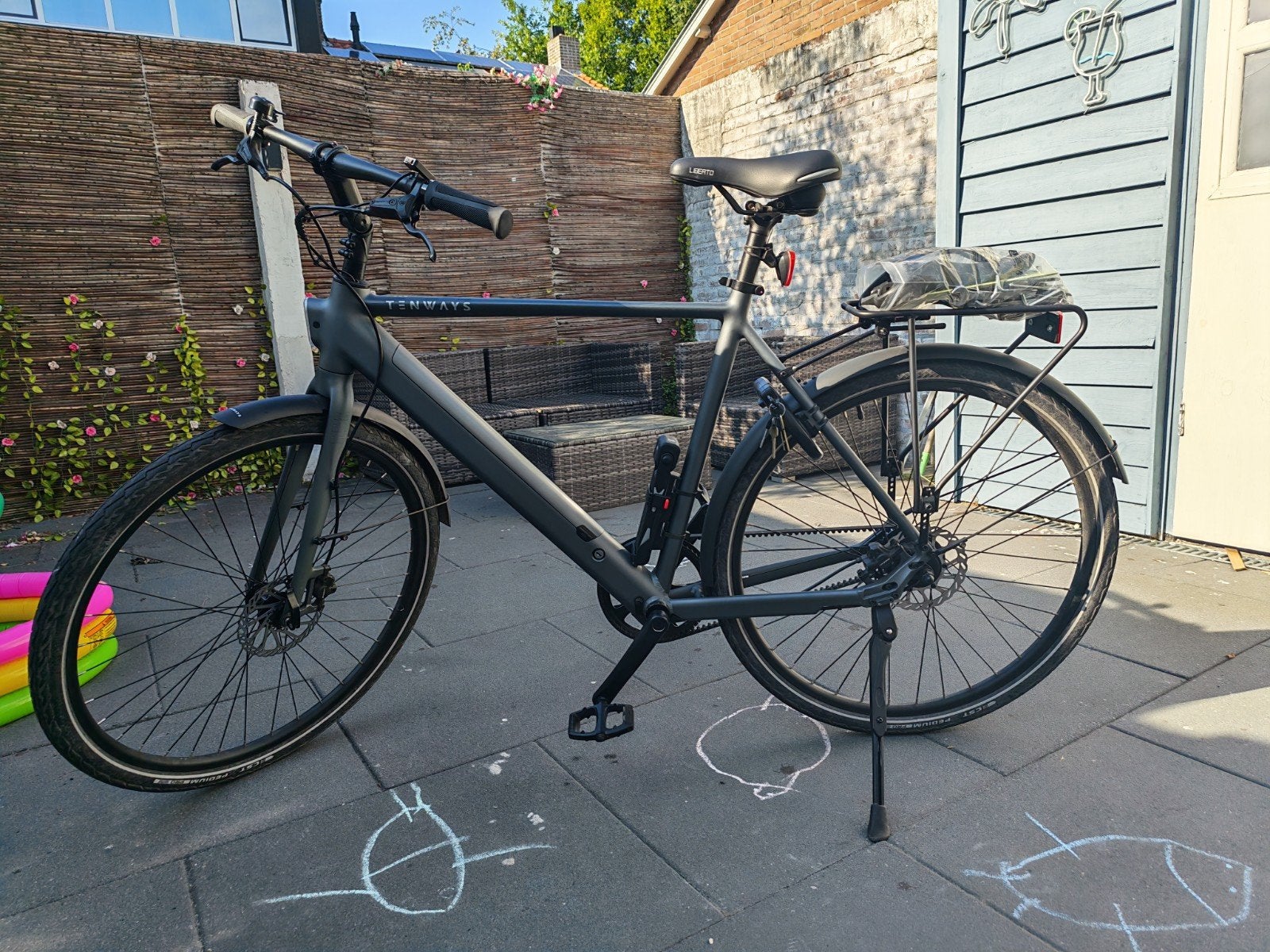 Tenways CGO600 Pro XL - Pebble Grey E-bike, Zo goed als nieuw, 59 cm of meer, 30 tot 50 km per accu, Ophalen