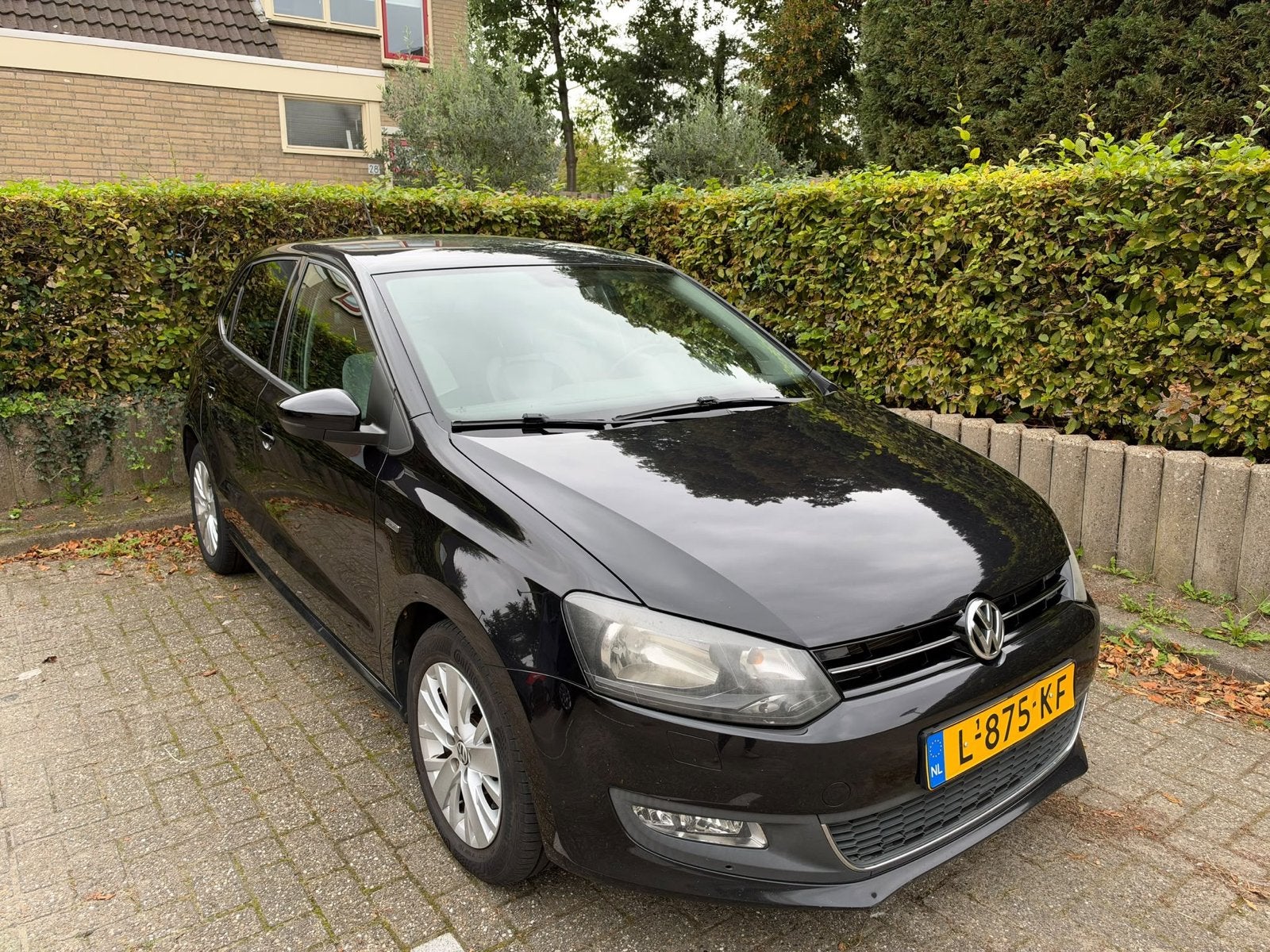 Volkswagen Polo 1.2 TSI 66KW 2013 Zwart, Auto's, Voorwielaandrijving, 40 €/maand, 4 cilinders, Zwart